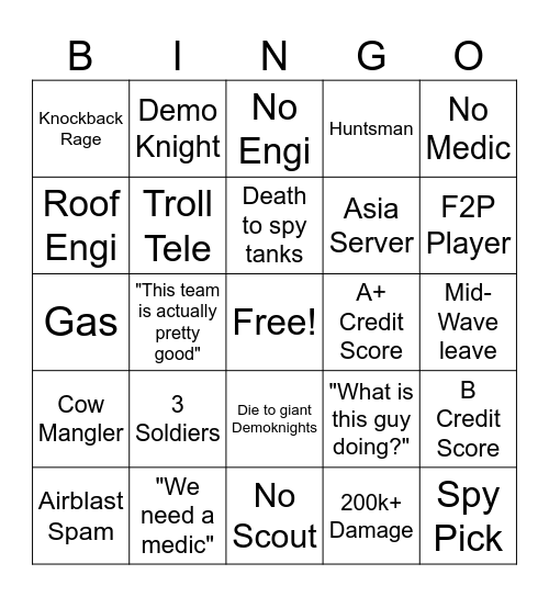 Wave 666 Bingo Card