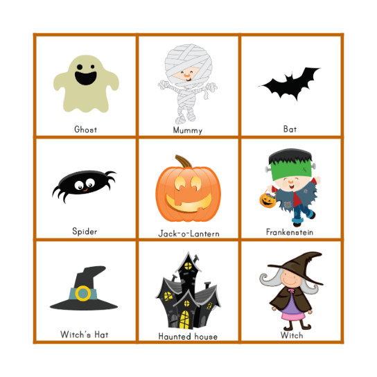 HALLOWEEN BINGO Card