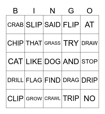 BLENDING BINGO Card