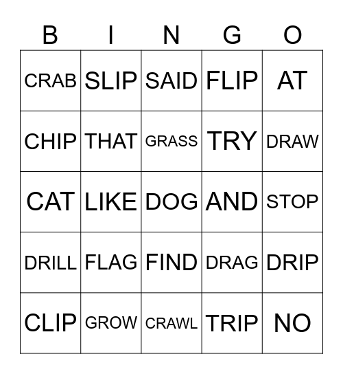 BLENDING BINGO Card