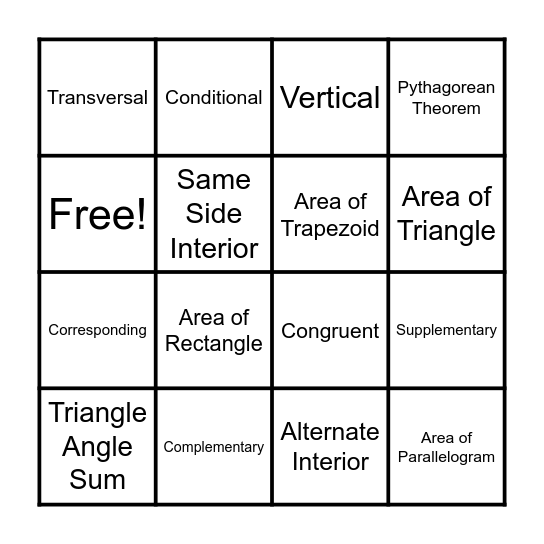 Chapter 2 Flashcards Bingo Card