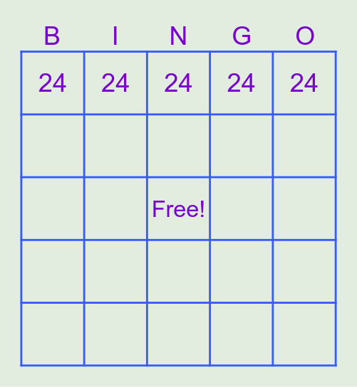 Bad gyal Alex bday bingo oeleh Bingo Card