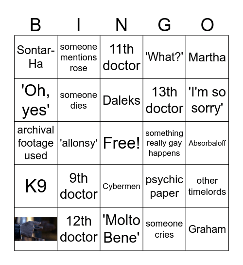 60th Bingo Card