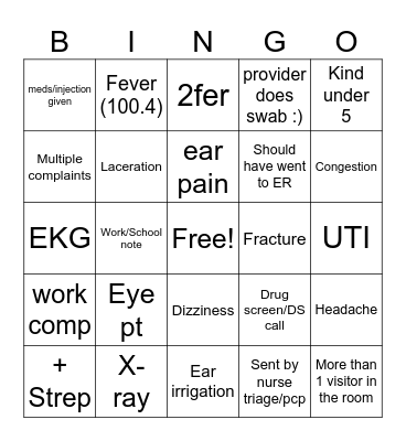 Bicc part 2 Bingo Card