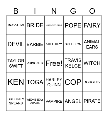 HALLOWEEN BINGO Card