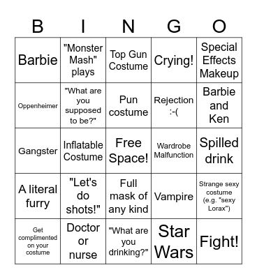 HALLOWEEN BINGO Card