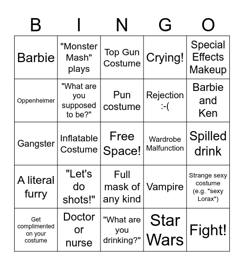 HALLOWEEN BINGO Card