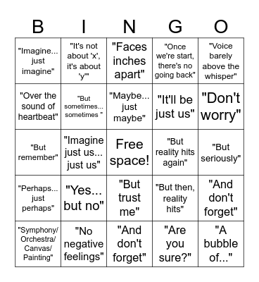 JLLM Bingo! (phrases) Bingo Card