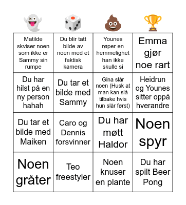 Halloween Bingo! Bingo Card