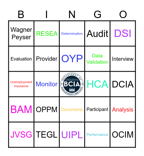 COMPLIANCE Bingo Card