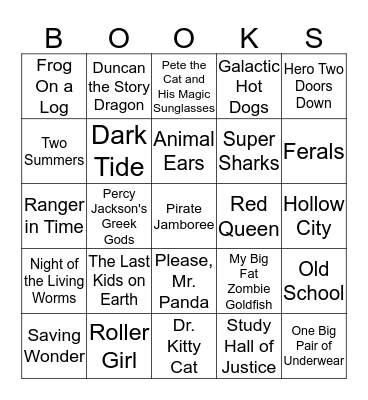 BOOK FAIR BINGO Card