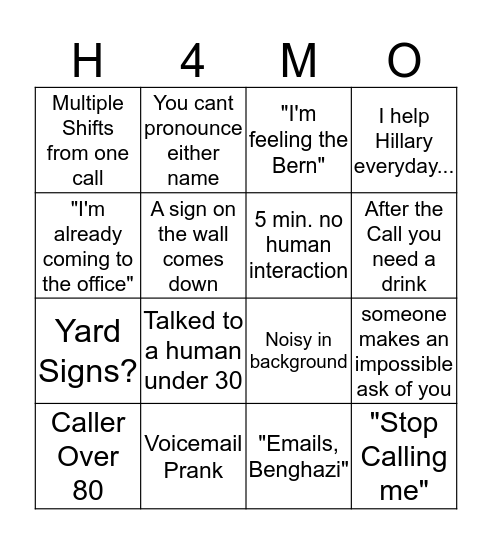 FunBank Bingo! Bingo Card