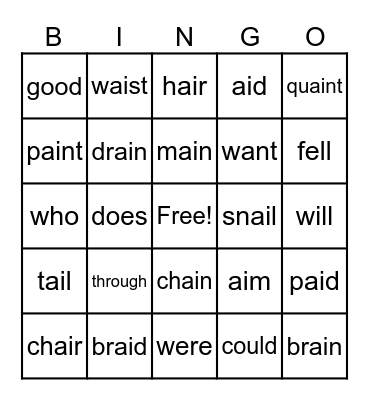 HALLOWEEN BINGO Card