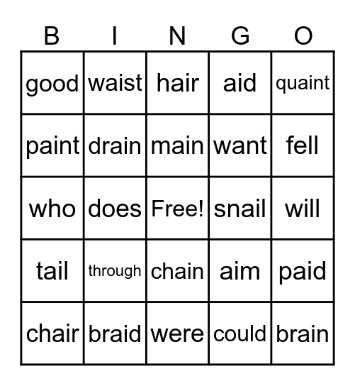 HALLOWEEN BINGO Card