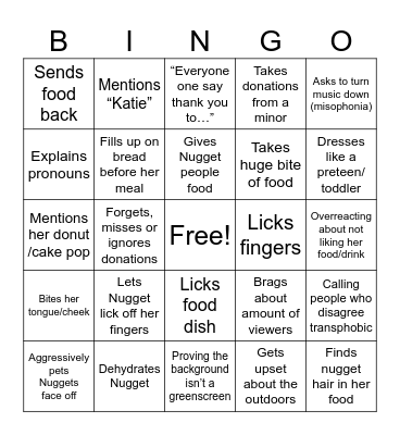 Scamtino Bingo Card