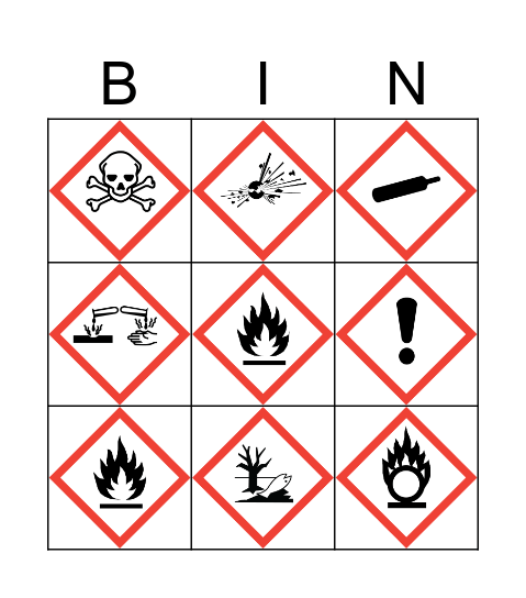 THT Bingo Card