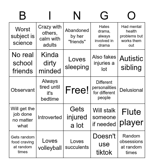 Casey Kin? Bingo Card