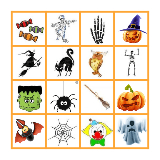 MO10 Halloween BINGO Card