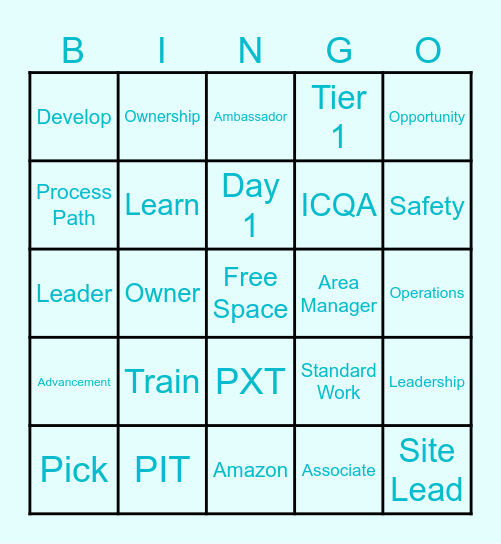 Behind the Smile Bingo Card