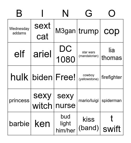 LATE SHIFT BINGO Card