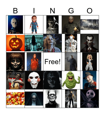 Halloween Bingo Card