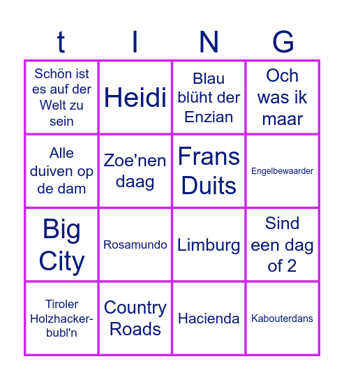 test1 Bingo Card