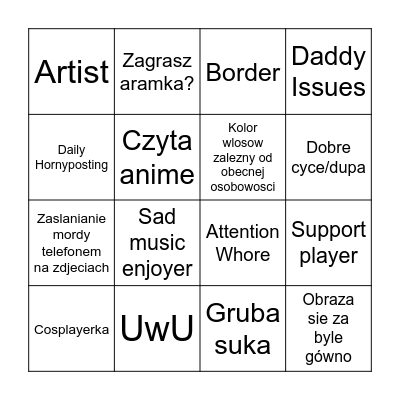 EGRILL Bingo Card