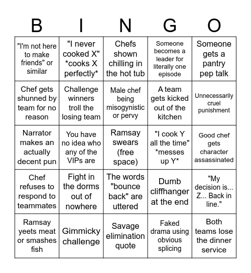 HK bingo Card