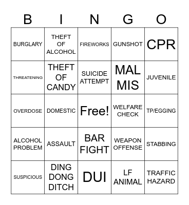 HALLOWEEN BINGO Card
