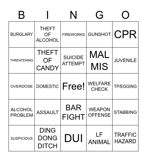 HALLOWEEN BINGO Card