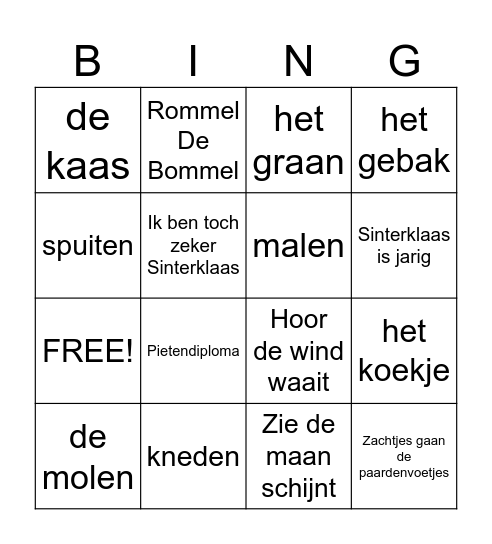 BAKKER bingo Card