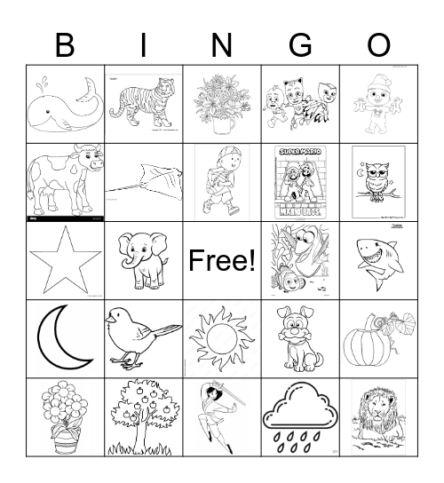 7 Days of Creation Bingo Card