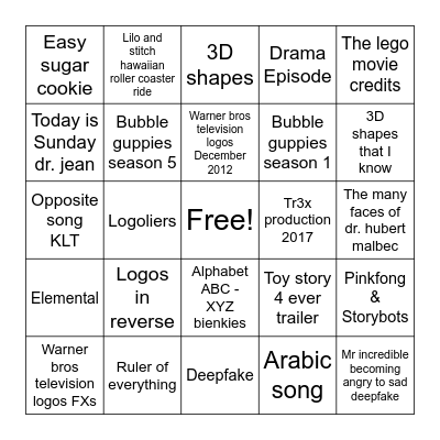 2009-2023 Bingo Card