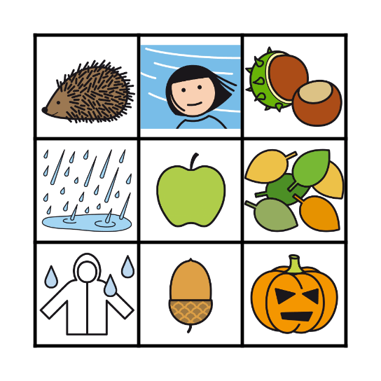 Herbst Bingo Card