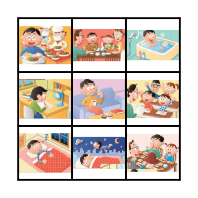 What time is it? Bingo Card