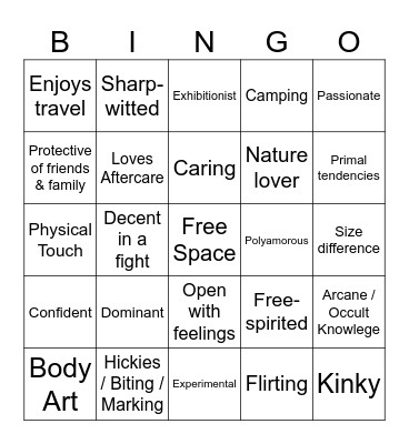 Are You River's Type? Bingo Card