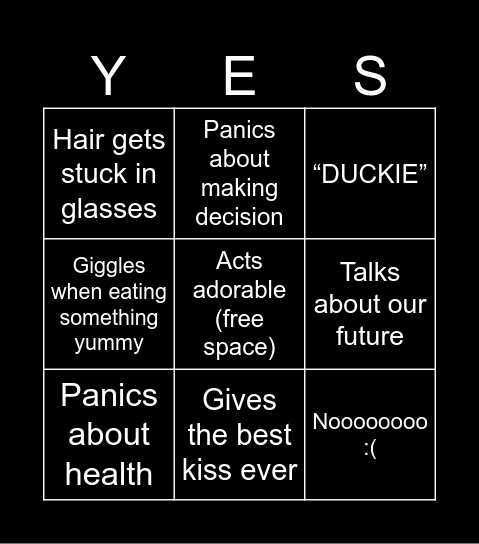 Malia Bingo Card