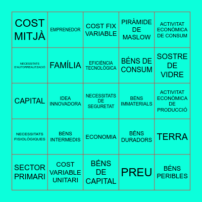 ECOQUINTO DE NADAL Bingo Card