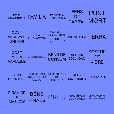ECOQUINTO DE NADAL Bingo Card