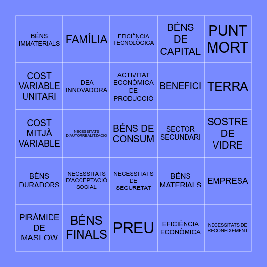 ECOQUINTO DE NADAL Bingo Card