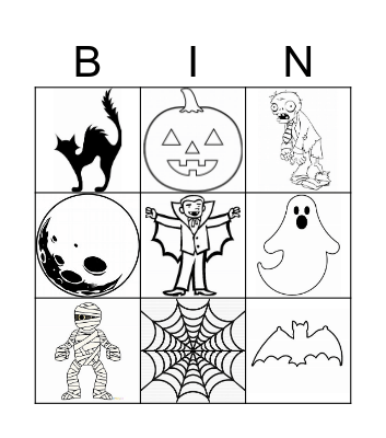 Halloween Bingo Card