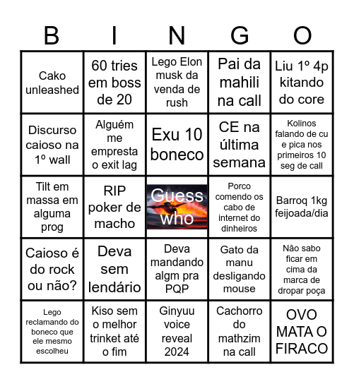 ASILO BINGO SEASON 3 Bingo Card