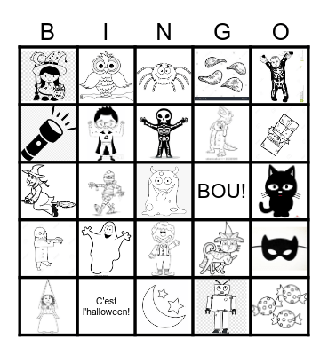 l'Halloween Bingo Card