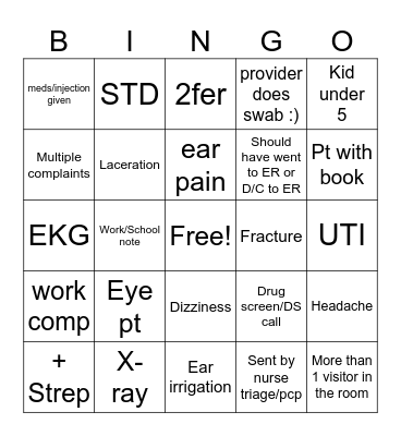 Bicc part 2 Bingo Card