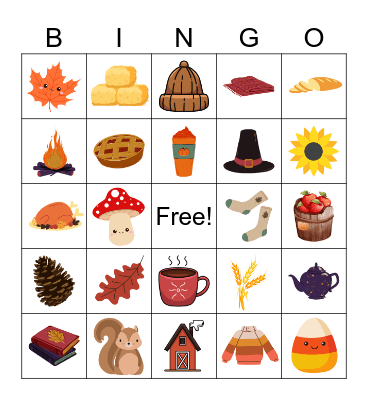Fall Bingo1 Bingo Card