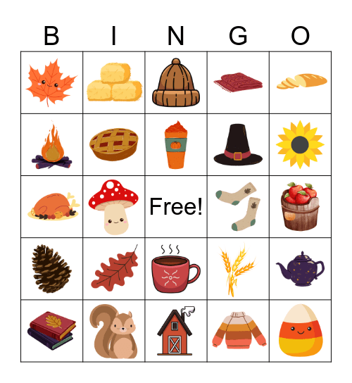 Fall Bingo1 Bingo Card