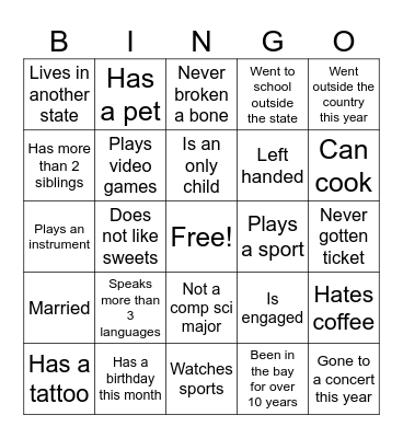 BABY SHOWER Bingo Card