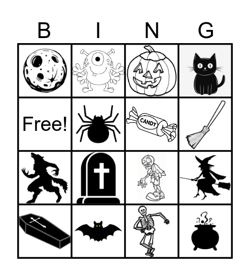 HALLOWEEN BINGO Card