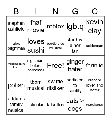 what do you have in common with mikeschmidtmutual Bingo Card