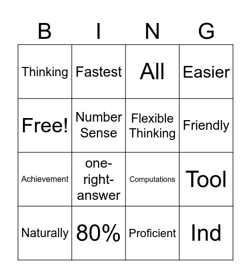 Chapter 10 Bingo Card